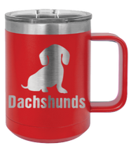 Load image into Gallery viewer, Dachshunds Laser Engraved Mug (Etched)
