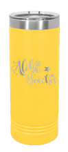 Load image into Gallery viewer, Aloha Beaches Laser Engraved Skinny Tumbler (Etched)
