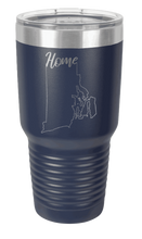 Load image into Gallery viewer, Rhode Island Home Laser Engraved Tumbler (Etched)
