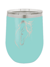 Load image into Gallery viewer, Horse 2 Laser Engraved Wine Tumbler (Etched)
