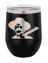 Load image into Gallery viewer, Tombstone Hells Comin&#39; Laser Engraved Wine Tumbler (Etched)
