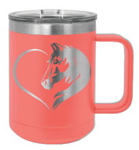 Load image into Gallery viewer, Horse Love Laser Engraved Mug (Etched)
