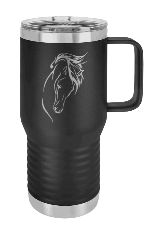 Horse 2 Laser Engraved Mug (Etched)