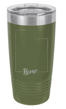 Load image into Gallery viewer, Utah Home Laser Engraved Tumbler (Etched)
