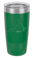 Load image into Gallery viewer, Virginia Home Laser Engraved Tumbler (Etched)
