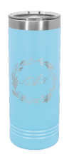 Load image into Gallery viewer, Wreath 4 Laser Engraved Skinny Tumbler (Etched)
