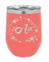 Load image into Gallery viewer, Wreath 5 - Customizable Laser Engraved Wine Tumbler (Etched)
