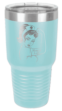 Load image into Gallery viewer, Nurse Life Girl Laser Engraved Tumbler (Etched)
