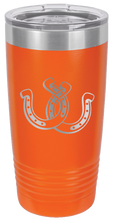 Load image into Gallery viewer, Horseshoes Laser Engraved Tumbler
