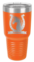 Load image into Gallery viewer, Horse Banner Laser Engraved Tumbler
