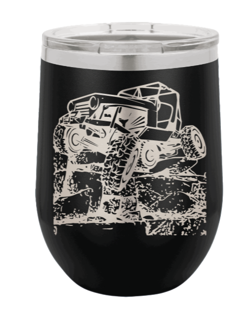 CJ Crawler On Rock Laser Engraved Wine Tumbler (Etched)