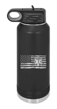 Load image into Gallery viewer, EMS Flag Laser Engraved Water Bottle (Etched)
