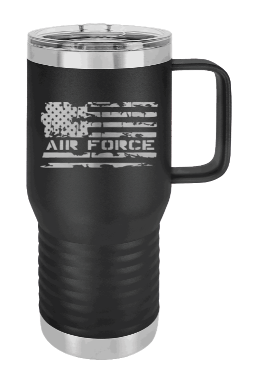 Air Force Flag Laser Engraved Mug (Etched)