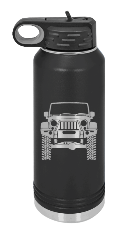 Jeep JK Laser Engraved Water Bottle (Etched)