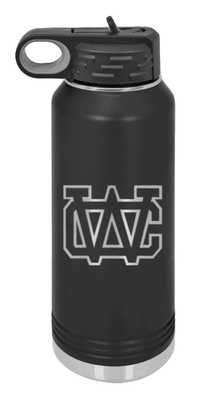 WCHS (Warren County, TN) Laser Engraved Water Bottle (Etched)