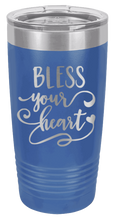 Load image into Gallery viewer, Bless Your Heart Laser Engraved Tumbler (Etched)
