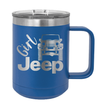 Load image into Gallery viewer, Girl Jeep JK Laser Engraved Mug (Etched)
