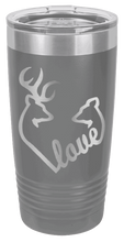 Load image into Gallery viewer, Buck Doe Love Laser Engraved Tumbler (Etched)
