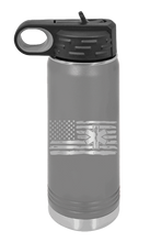 Load image into Gallery viewer, EMS Flag Laser Engraved Water Bottle (Etched)

