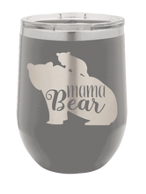 Load image into Gallery viewer, Mama Bear with Cub Laser Engraved Wine Tumbler (Etched)
