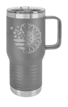 Load image into Gallery viewer, Sunflower Flag Laser Engraved Mug (Etched)
