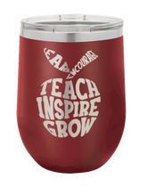 Load image into Gallery viewer, Teacher Laser Engraved Wine Tumbler (Etched)

