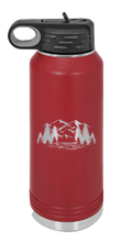 Load image into Gallery viewer, Mountains Laser Engraved Water Bottle (Etched)
