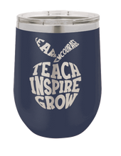 Load image into Gallery viewer, Teacher Laser Engraved Wine Tumbler (Etched)
