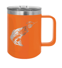 Load image into Gallery viewer, Bass Laser Engraved Mug (Etched)
