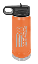 Load image into Gallery viewer, We The People Laser Engraved Water Bottle (Etched)
