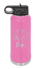 Load image into Gallery viewer, Life Is Better In Flip Flops Laser Engraved Water Bottle (Etched)
