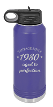 Load image into Gallery viewer, Aged to Perfection - Customizable Laser Engraved Water Bottle (Etched)
