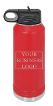 Load image into Gallery viewer, Personalized 32oz Water Bottle - Your Design or Logo  - Customizable Laser Engraved ( Etched)
