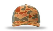 Load image into Gallery viewer, TN TriStar Flag Leather Patch Richardson 112 Duck Camo Hat
