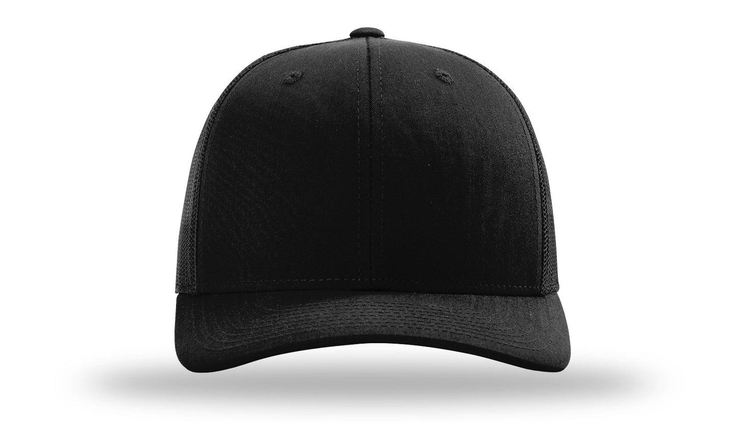 Custom Leather Patch Richardson 112 Hat