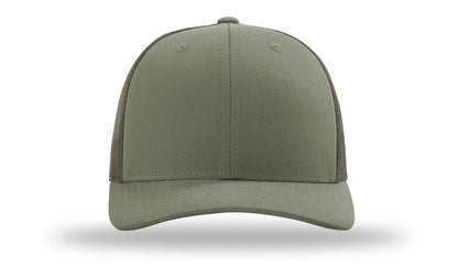 Custom Leather Patch Richardson 112 Hat