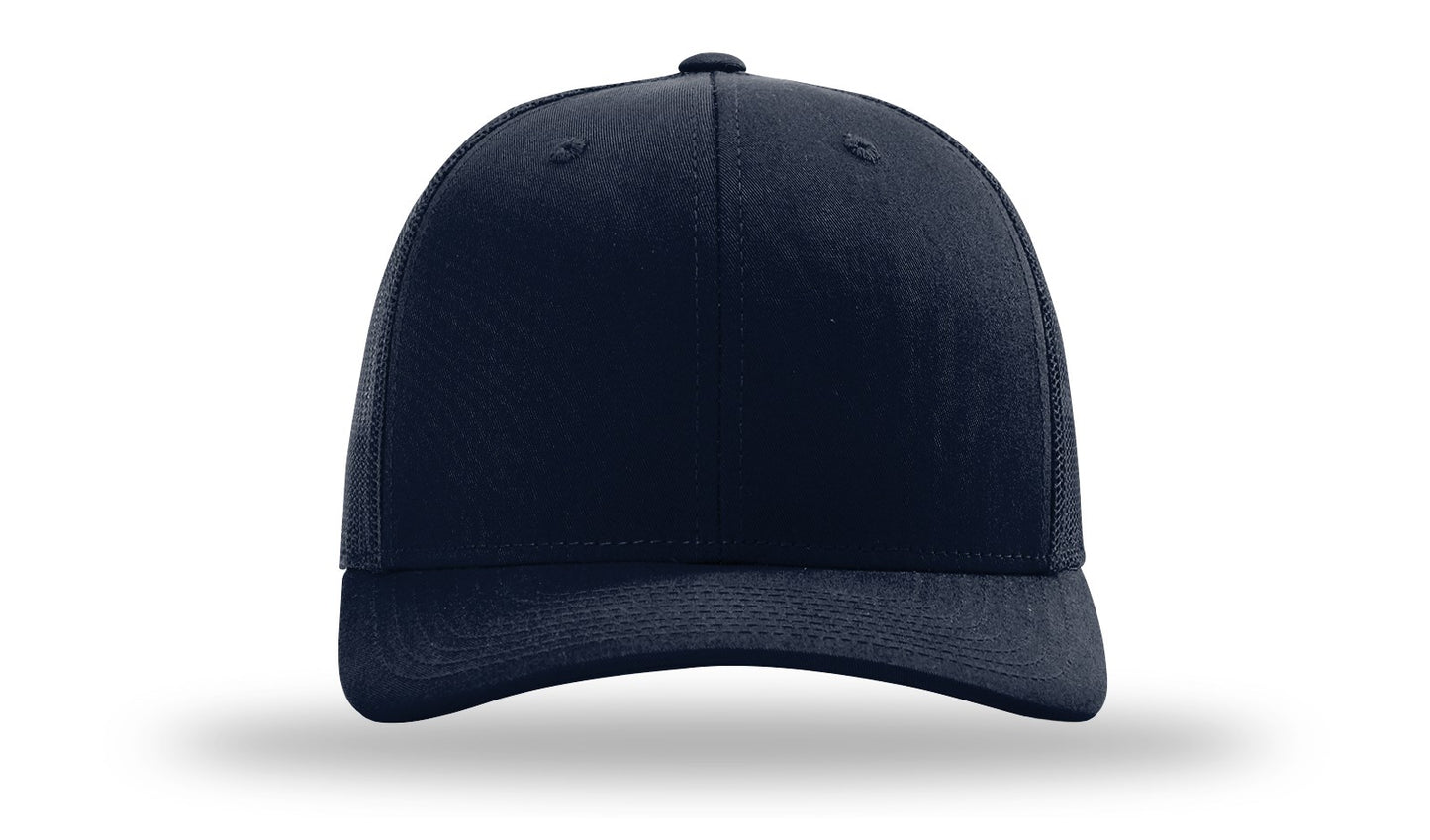 Custom Leather Patch Richardson 112 Hat