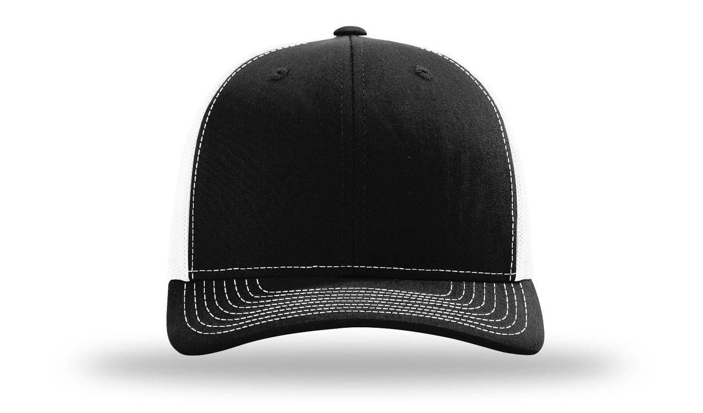 Custom Leather Patch Richardson 112 Hat