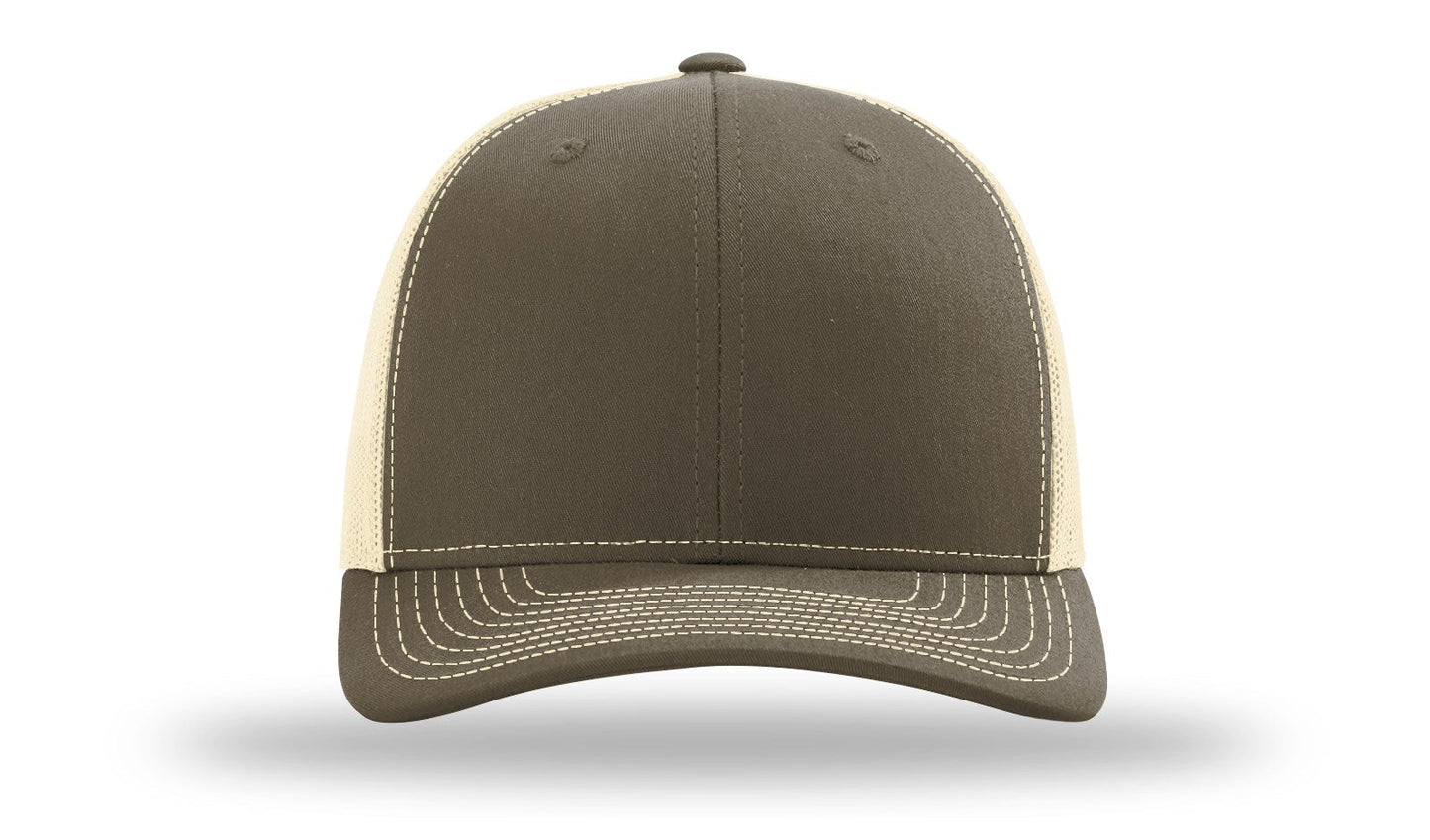 Custom Leather Patch Richardson 112 Hat