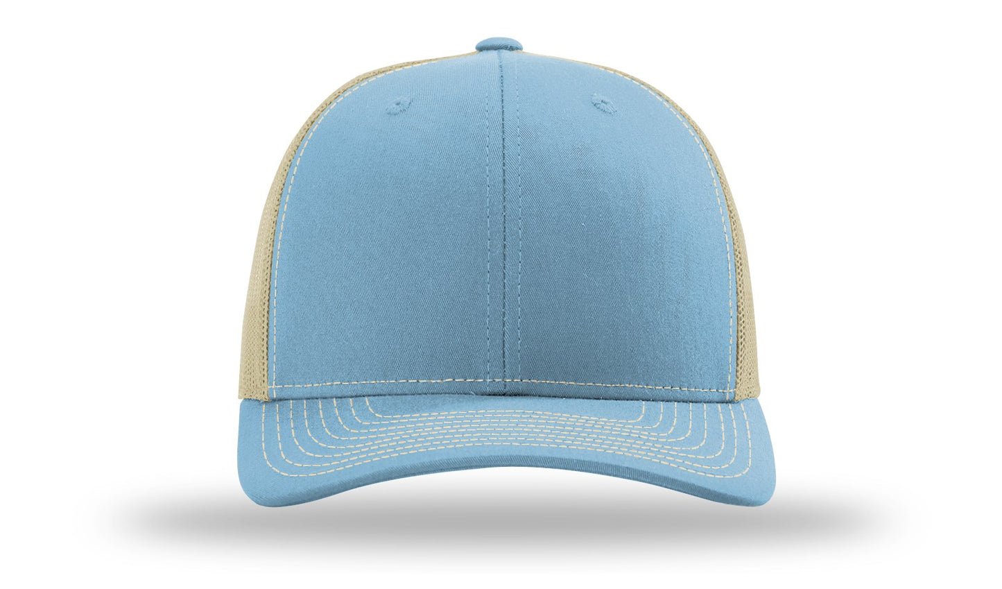 Custom Leather Patch Richardson 112 Hat