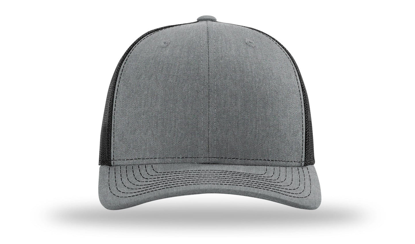 Custom Leather Patch Richardson 112 Hat