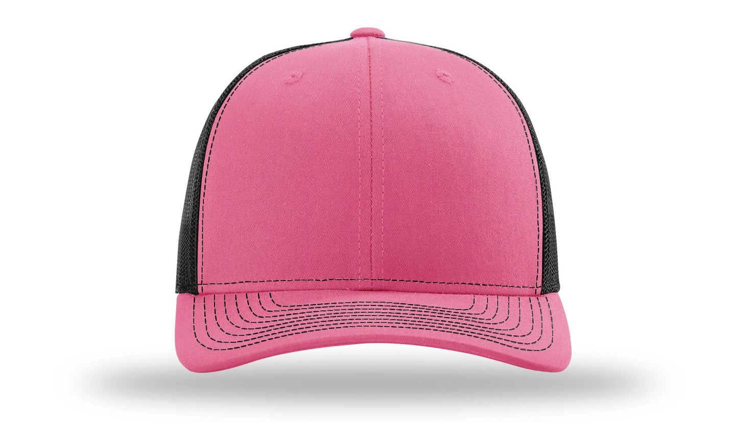 Custom Leather Patch Richardson 112 Hat