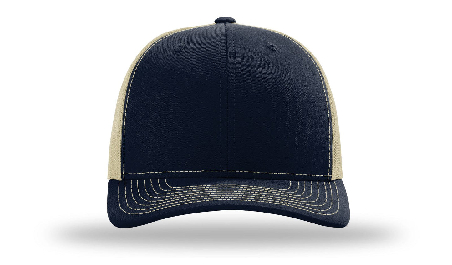 Custom Leather Patch Richardson 112 Hat