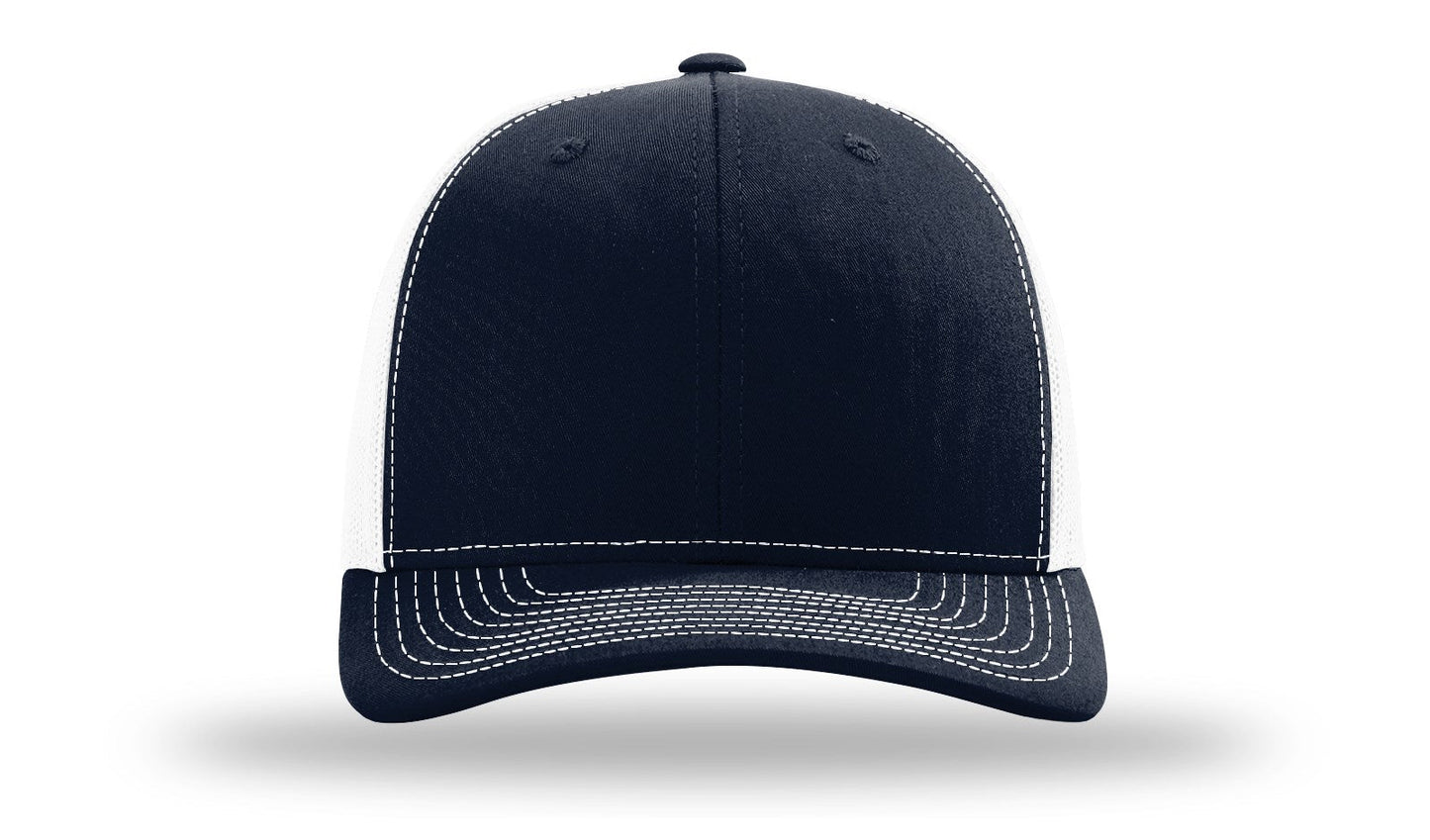 Custom Leather Patch Richardson 112 Hat