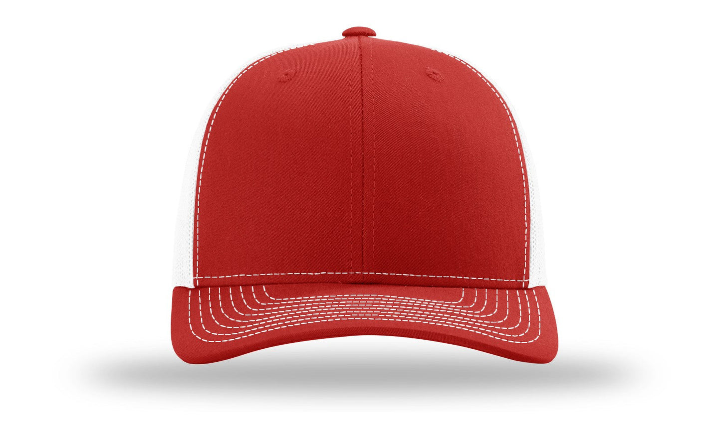 Custom Leather Patch Richardson 112 Hat