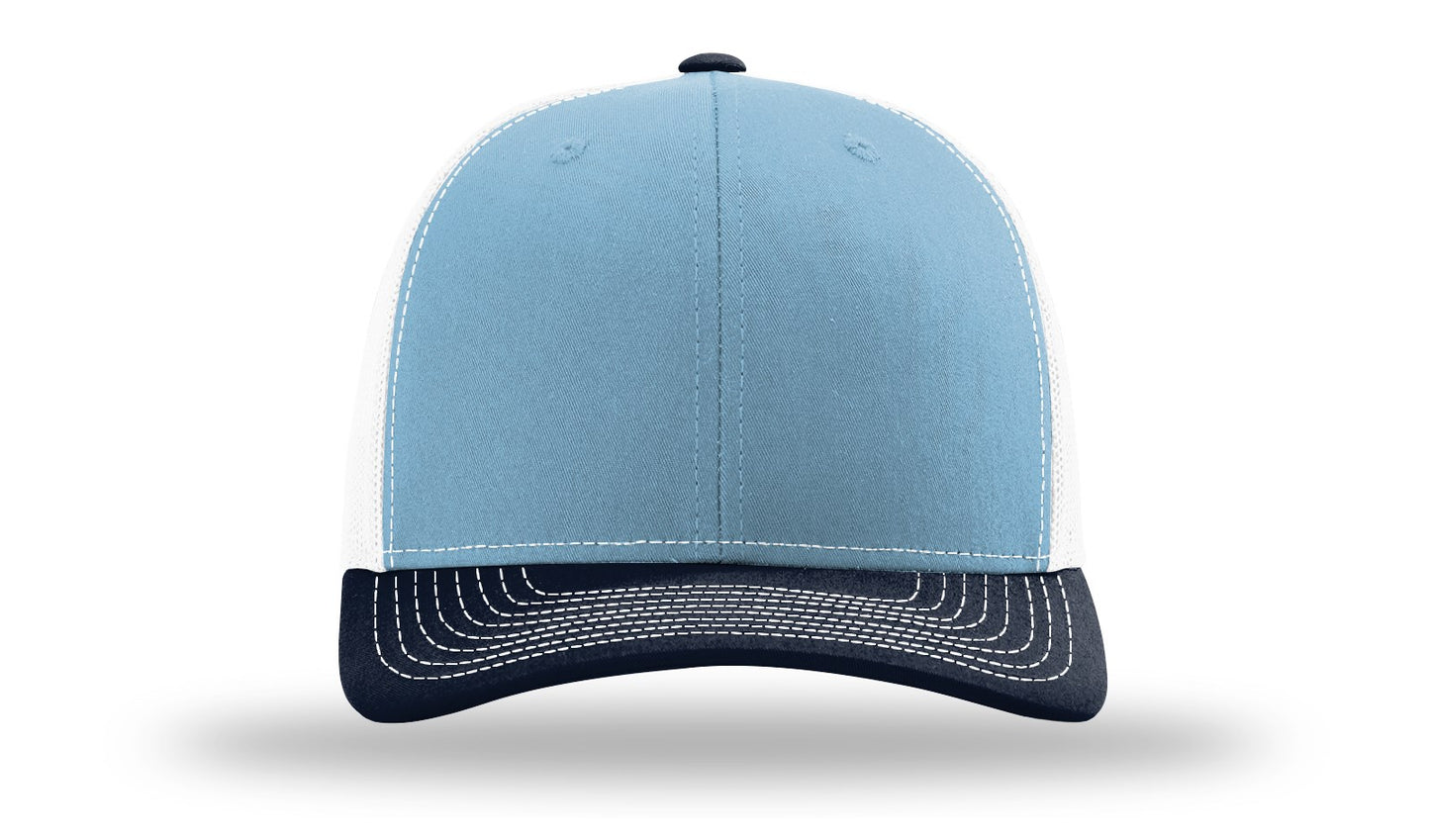 Custom Leather Patch Richardson 112 Hat