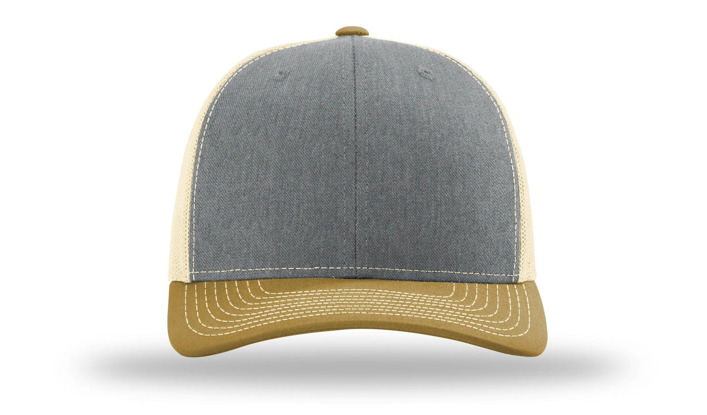 Custom Leather Patch Richardson 112 Hat