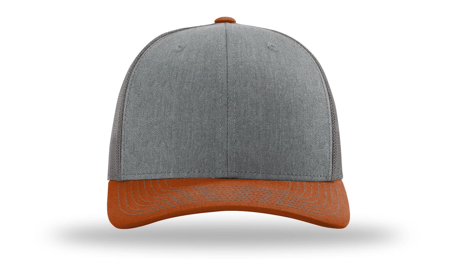 Custom Leather Patch Richardson 112 Hat