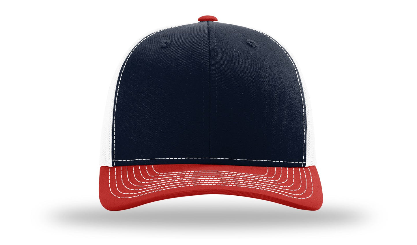 Custom Leather Patch Richardson 112 Hat