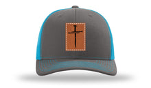 Load image into Gallery viewer, 3 Nails Cross Leather Patch Richardson 112 Hat
